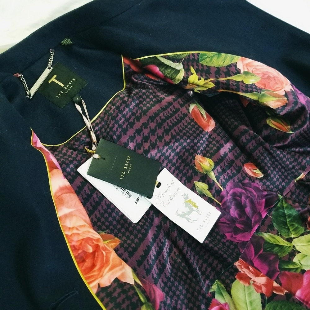 🍒NWT🍒 TED BAKER MILITARY FLARED COAT - Picture 7 of 8